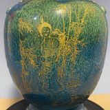  Bình gốm hoạ tiết Phượng Hoàng độc đáo BKCECN-9409 