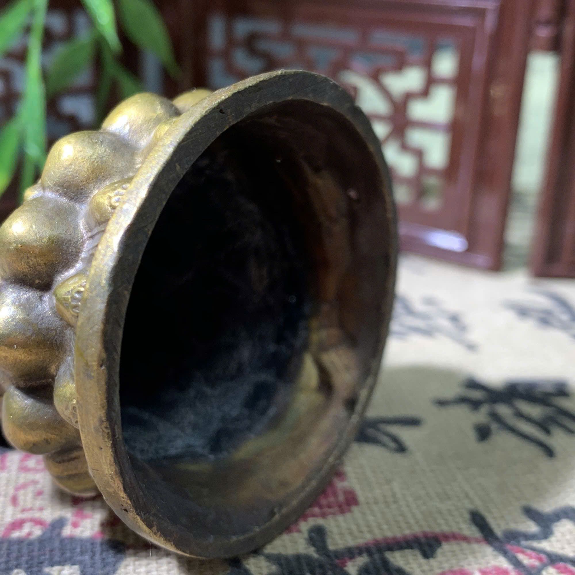  Tượng Phật Quan Âm bằng đồng cũ sưu tầm BKMECN-9406 