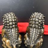  Cặp Lân đồng cũ sưu tầm BKMECN-9409 