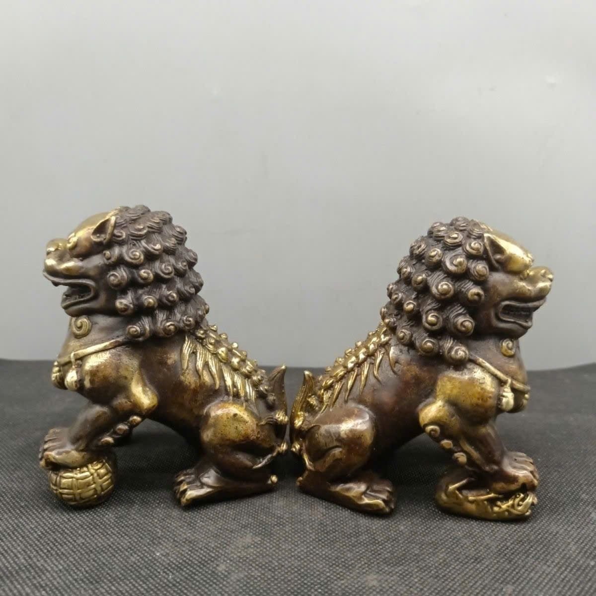  Cặp Lân Vờn Cầu Tài Lộc sưu tầm BKMECN-9410 