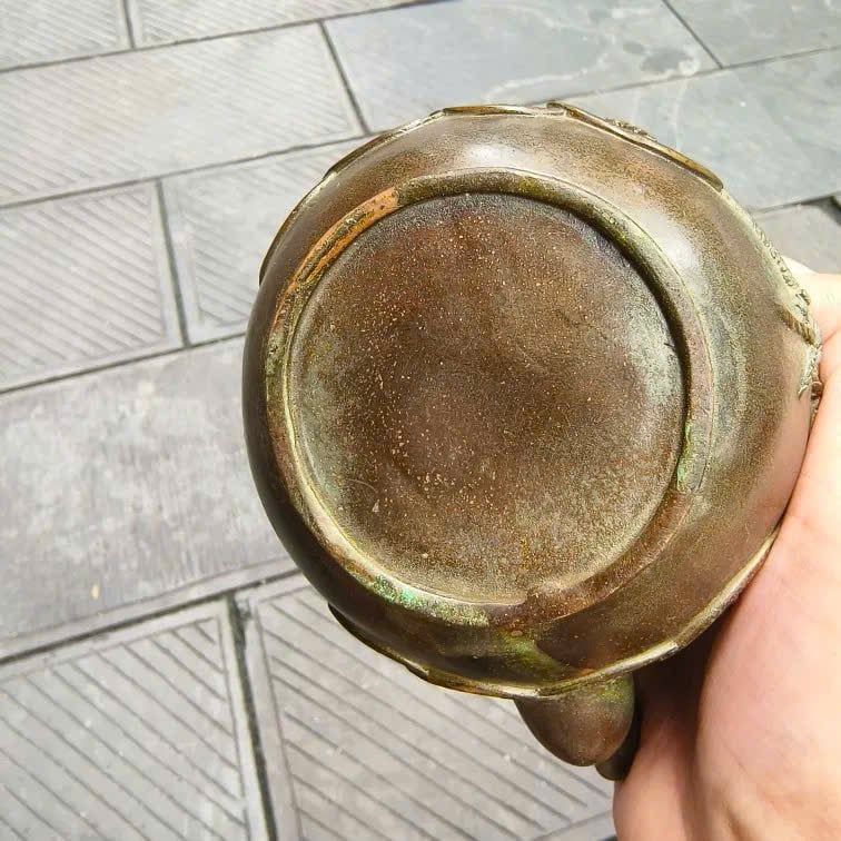  Ấm đồng cũ sưu tầm BKMECN-9417 