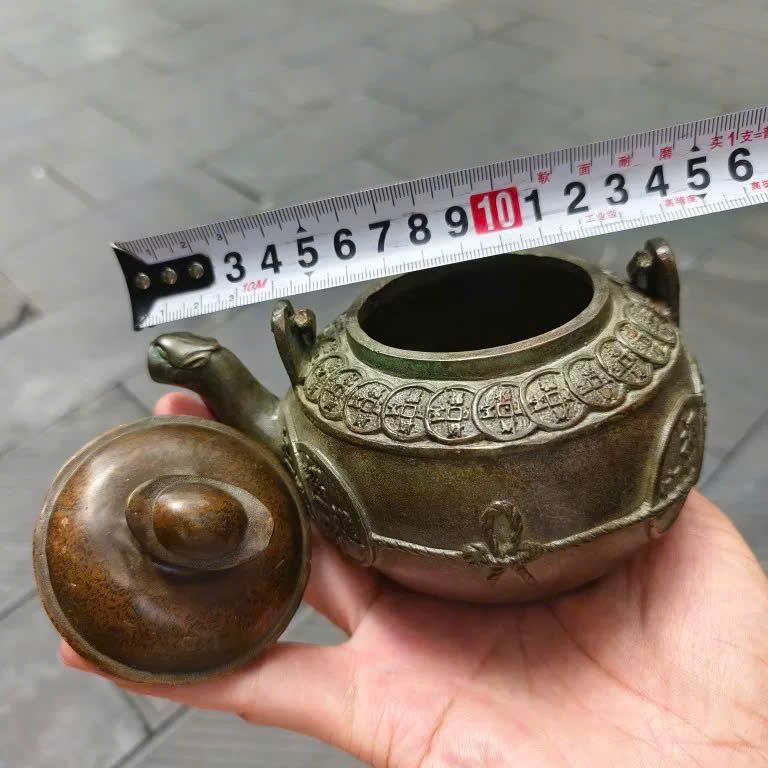  Ấm đồng cũ sưu tầm BKMECN-9417 