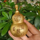  Hồ lô đồng khắc chữ cổ nguyên chất đồng cũ BKMECN-9419 