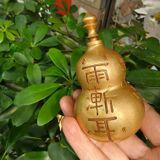  Hồ lô đồng khắc chữ cổ nguyên chất đồng cũ BKMECN-9419 