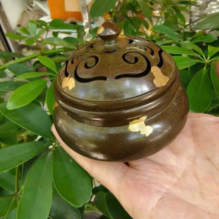  Lư đồng thau cũ sưu tầm BKMECN-9420 