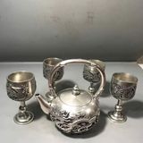  Bộ trà Bạc Cũ sưu tầm BKMECN-9424 