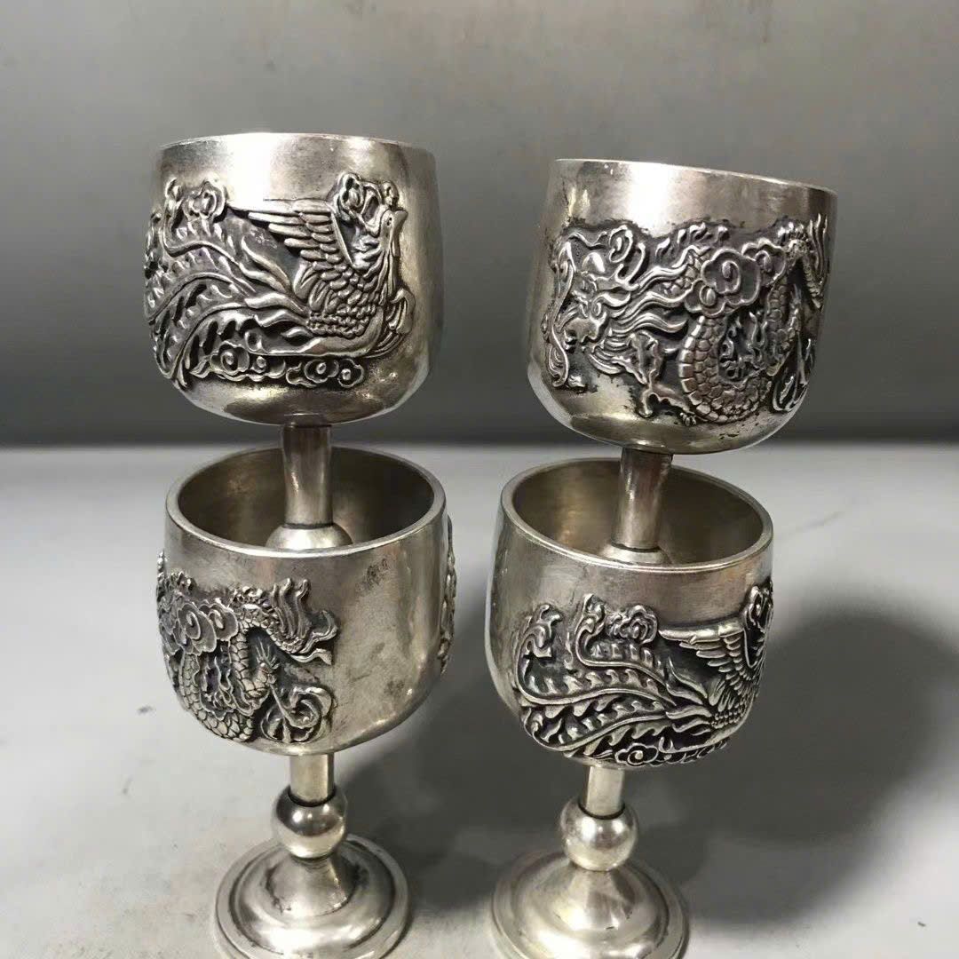  Bộ trà Bạc Cũ sưu tầm BKMECN-9424 