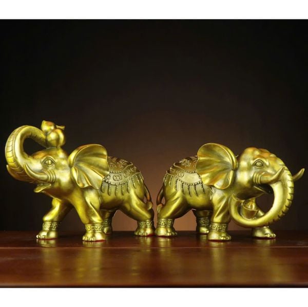  Tượng Voi đồng nguyên chất BKMECN-9421 