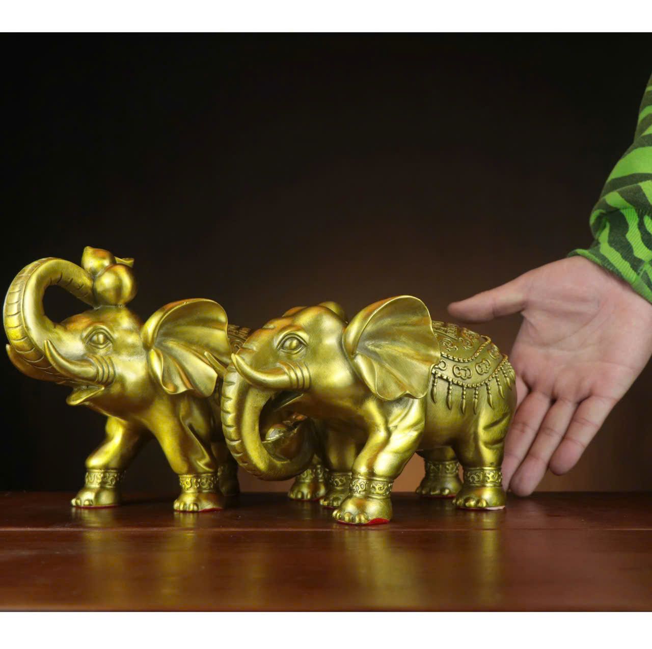  Tượng Voi đồng nguyên chất BKMECN-9421 