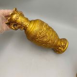  Cặp bình đồng vàng Song Long Hý Châu BKMECN-9427 