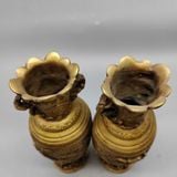  Cặp bình Rồng Phượng đồng cũ sưu tầm BKMECN-9428 