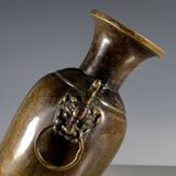  Bình đồng cũ tai Sư Tử sưu tầm BKMECN-9429 