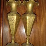  Cặp Bình Đồng Chân Cao đồng cũ nguyên chất sưu tầm BKMECN-9431 