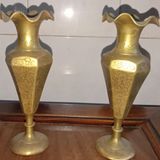  Cặp Bình Đồng Chân Cao đồng cũ nguyên chất sưu tầm BKMECN-9431 