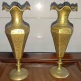  Cặp Bình Đồng Chân Cao đồng cũ nguyên chất sưu tầm BKMECN-9431 