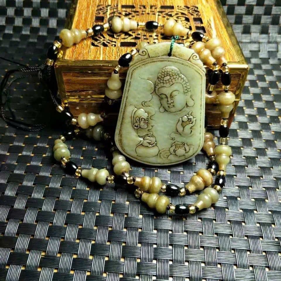  Chuỗi dây Ngọc mặt Phật sưu tầm BKSTCN-9376 