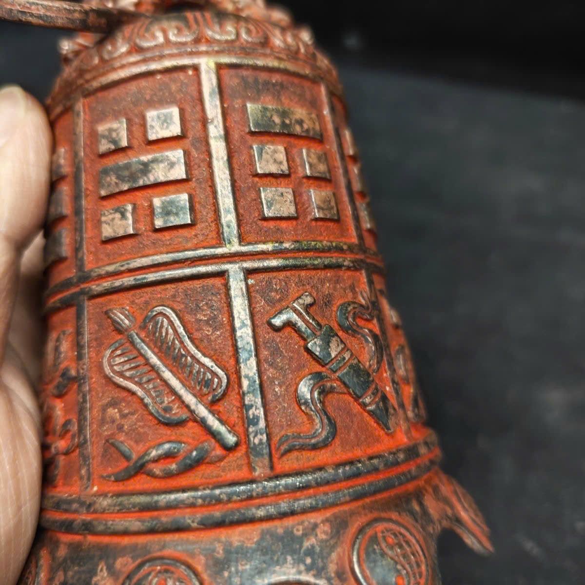  Chuông đồng cũ sưu tầm BKMECN-9435 