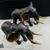  Cặp Voi Đồng Dã Tượng có Ngà BKMECN-9511 