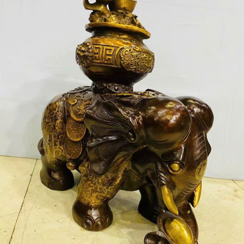  Cặp voi đồng Tài Lộc – Trường Thọ BKMECN-9509 