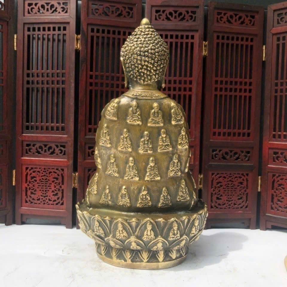  Tượng Phật Kết Ấn Đồng Cũ BKMECN-9441 