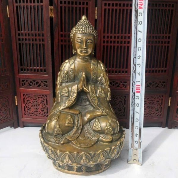  Tượng Phật Kết Ấn Đồng Cũ BKMECN-9441 