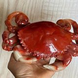  Tượng Cua Ngọc màu đỏ BKSTCN-9378 