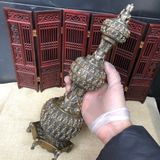  Tháp Vạn Phật đồng cũ sưu tầm BKMECN-9443 