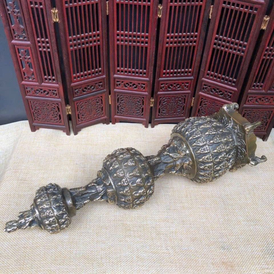  Tháp Vạn Phật đồng cũ sưu tầm BKMECN-9443 