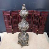  Tháp Vạn Phật đồng cũ sưu tầm BKMECN-9443 