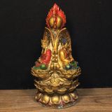  Tượng Tam Thế Phật đồng pháp lam sưu tầm BKMECN-9447 