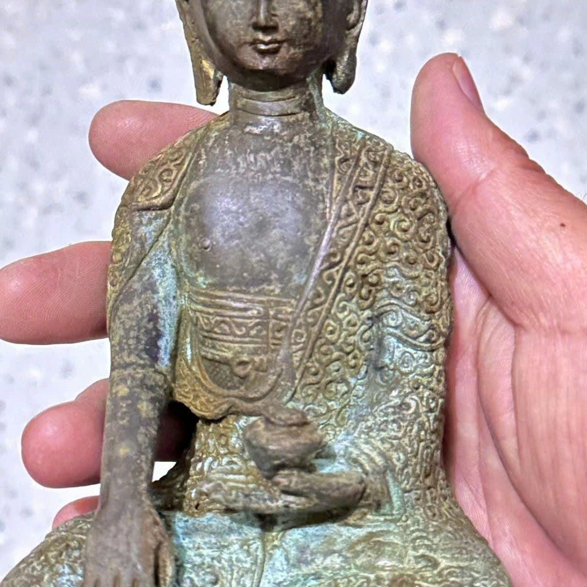 Tượng Phật Mật Tông đồng cũ sưu tầm BKMECN-9449 