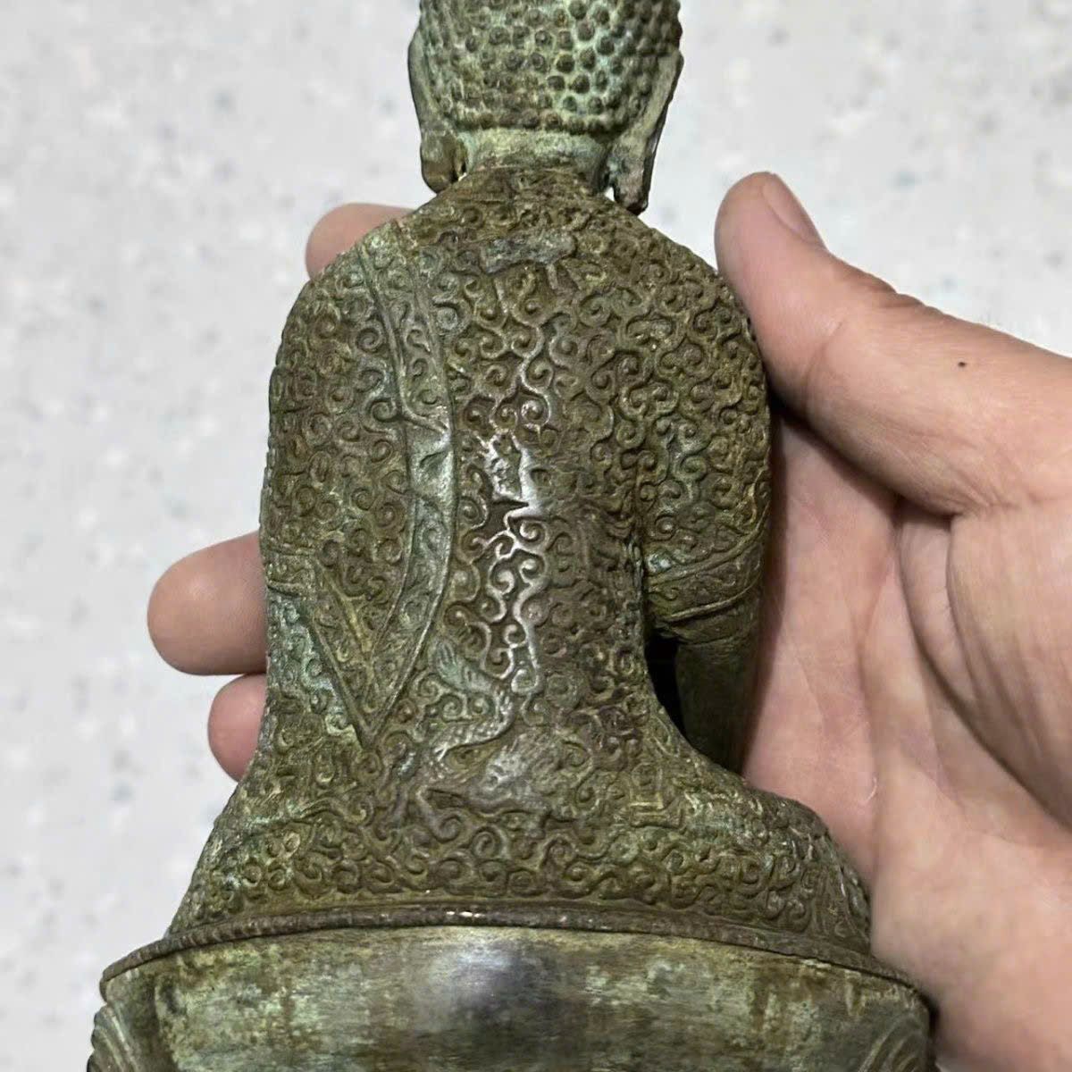  Tượng Phật Mật Tông đồng cũ sưu tầm BKMECN-9449 