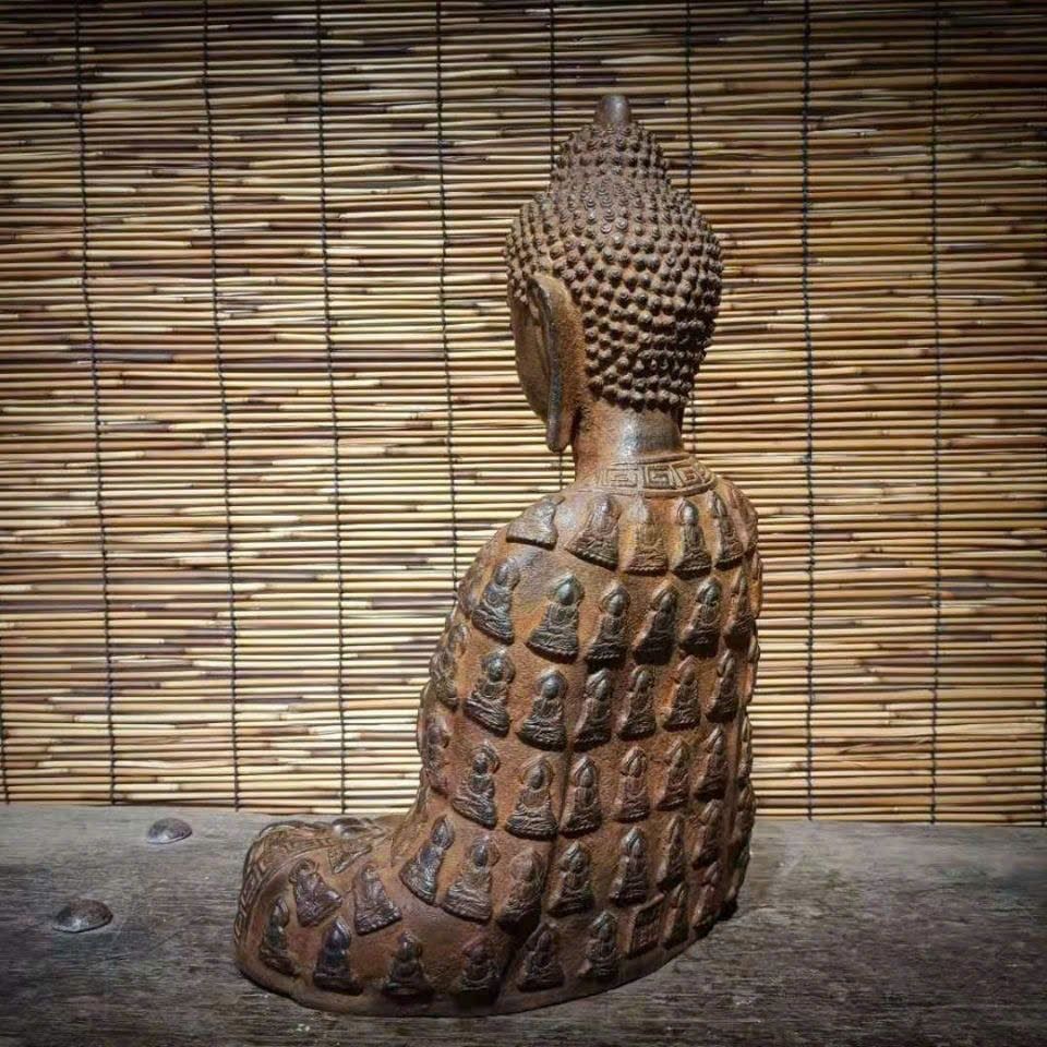  Tượng Phật đá cổ sưu tầm BKMECN-9450 