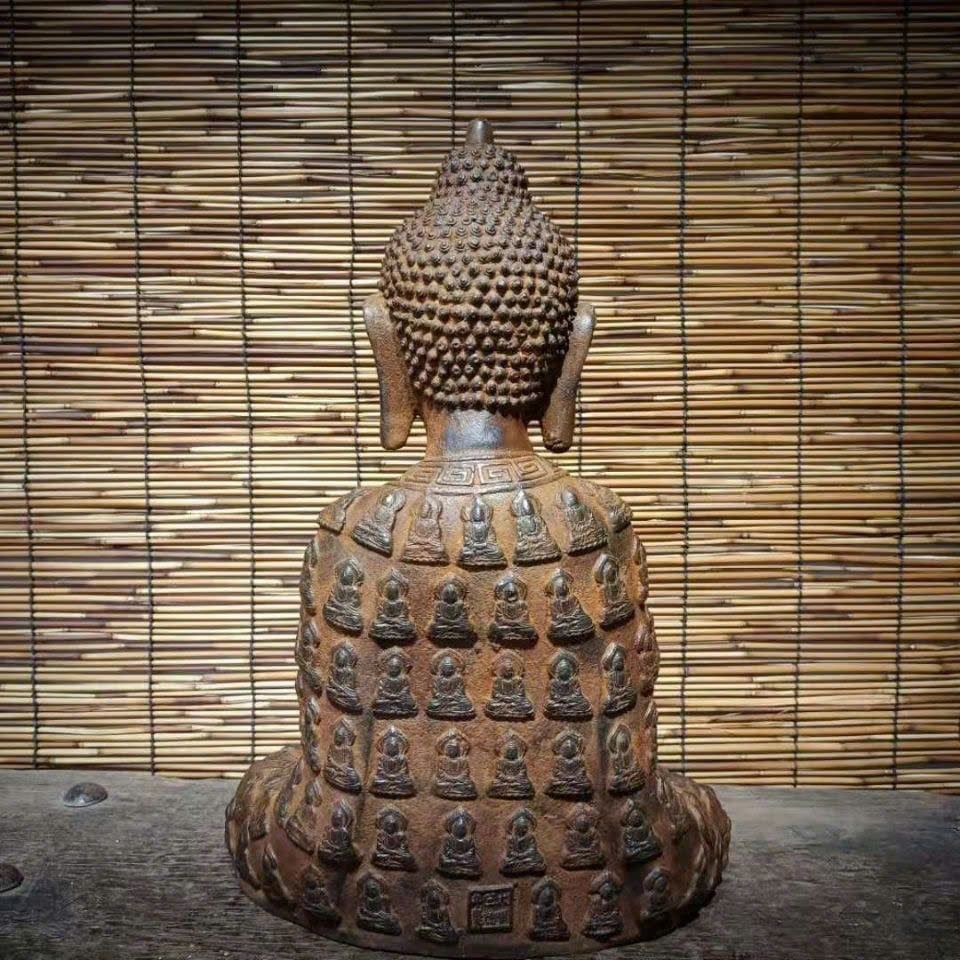  Tượng Phật đá cổ sưu tầm BKMECN-9450 