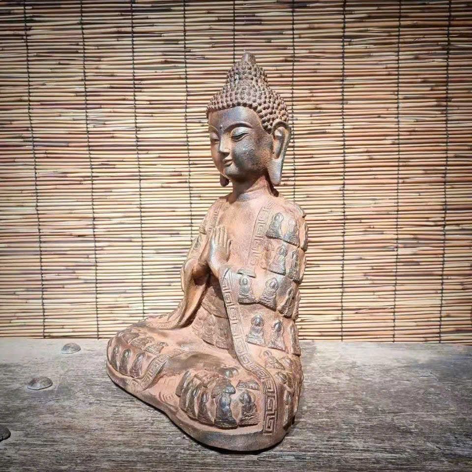  Tượng Phật đá cổ sưu tầm BKMECN-9450 