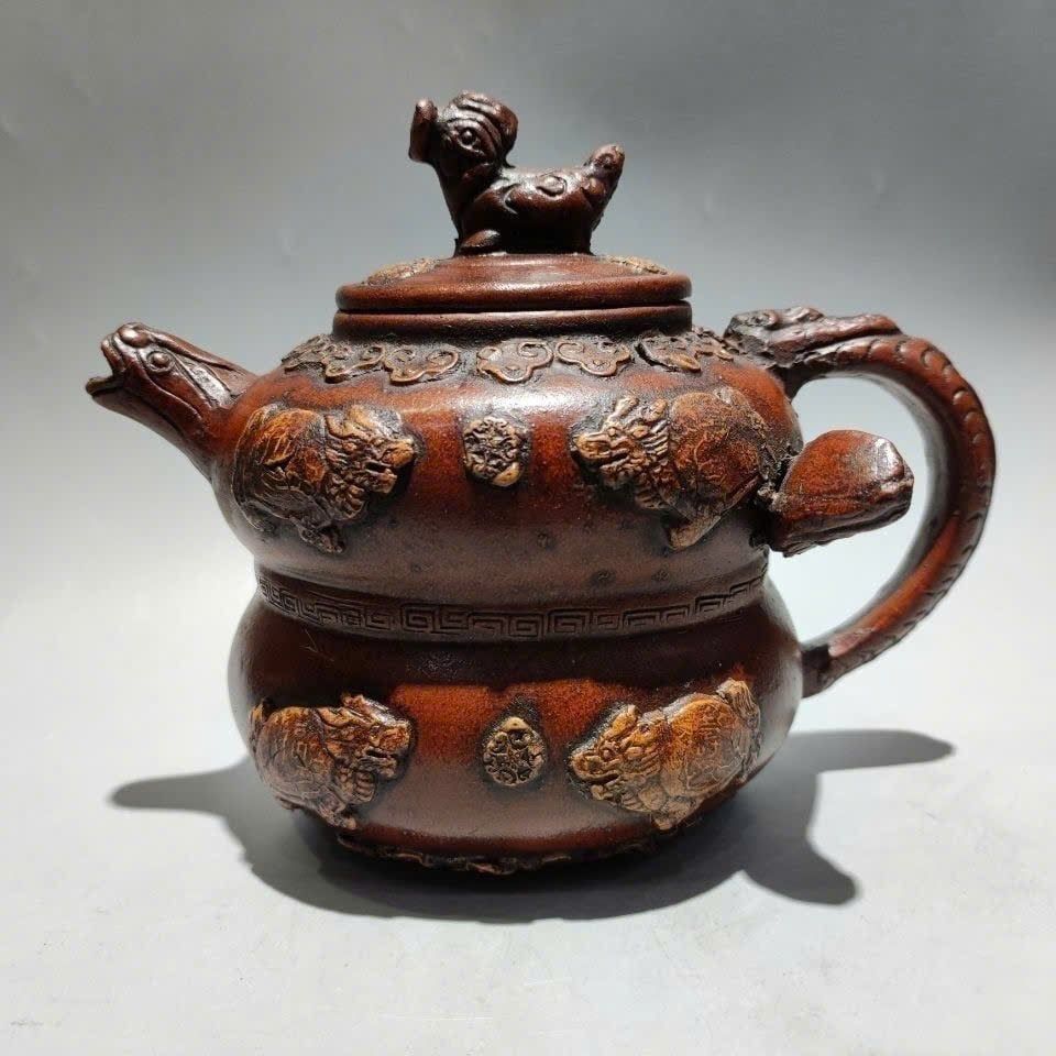  Ấm Tử Sa họa tiết Rồng sưu tầm BKCECN-9413 