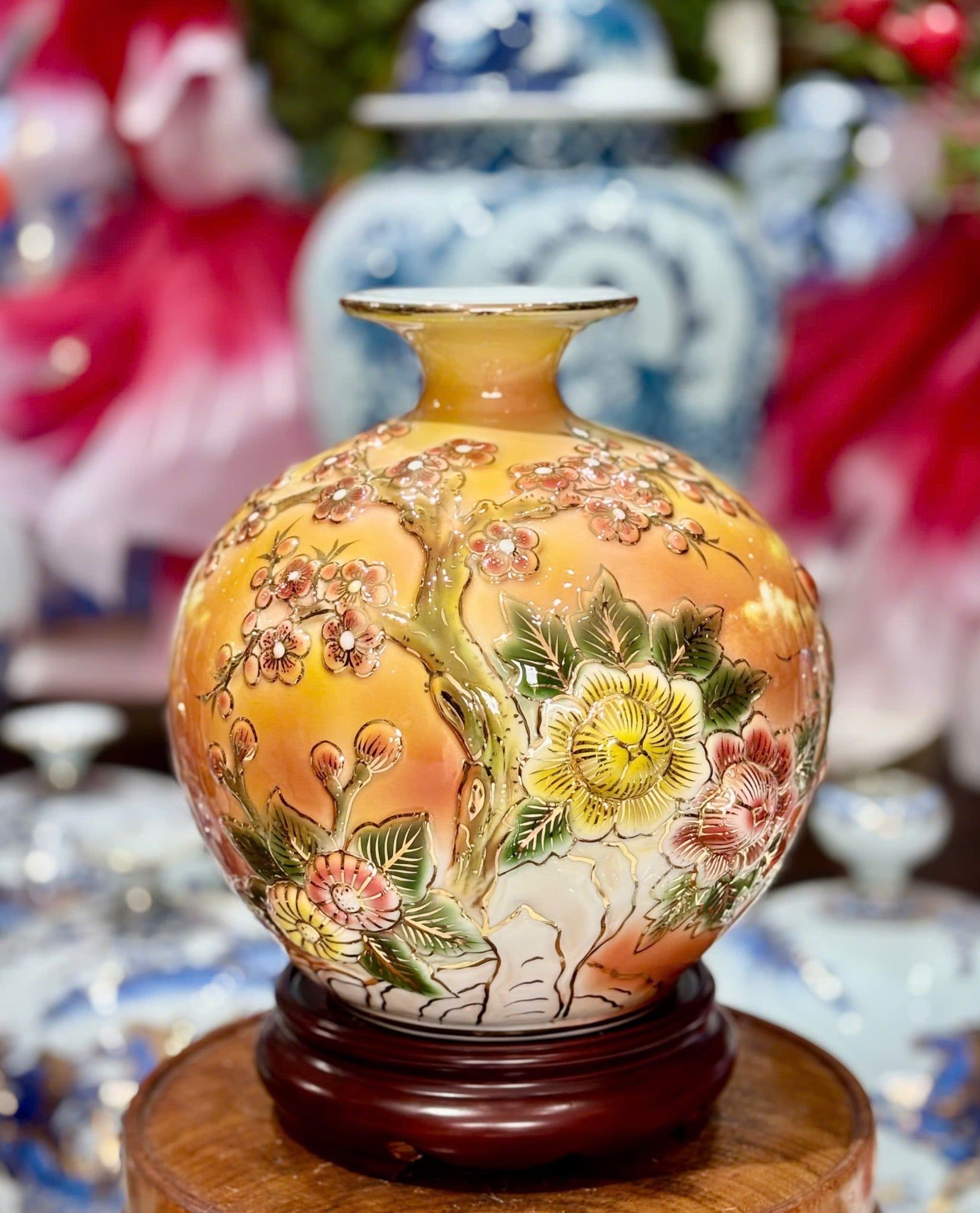  Bình hút lộc cao cấp Bát Tràng BKCECN-9434 