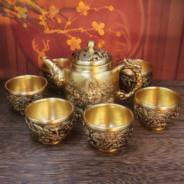  Bộ ấm chén đồng BKMECN-9460 