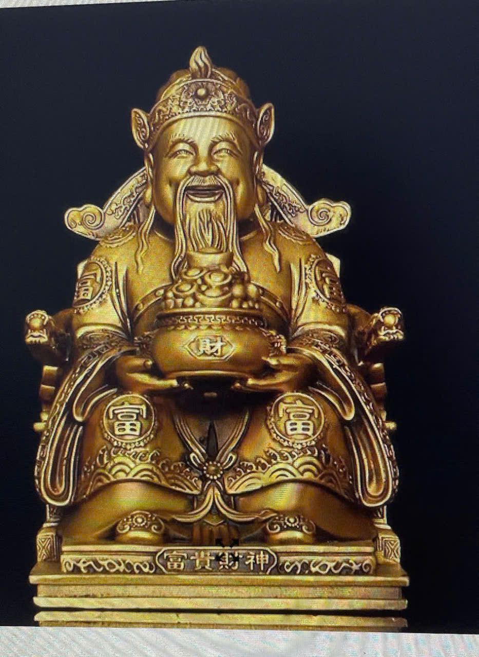  Tượng Thần Tài bằng đồng BKMECN-9458 