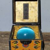  Bi Cầu Ngọc cổ tặng hộp gấm sưu tầm BKSTCN-9389 