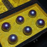  Bộ 6 viên ngọc trai tím cống phẩm BKSTCN-9394 