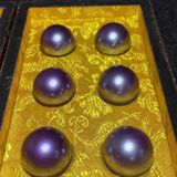  Bộ 6 viên ngọc trai tím cống phẩm BKSTCN-9394 