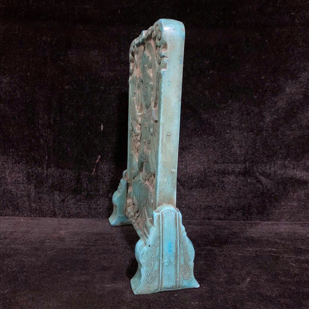  Phù điêu Quan Âm cưỡi Rồng BKSTCN-9395 