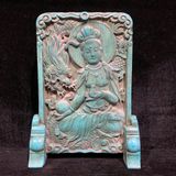  Phù điêu Quan Âm cưỡi Rồng BKSTCN-9395 