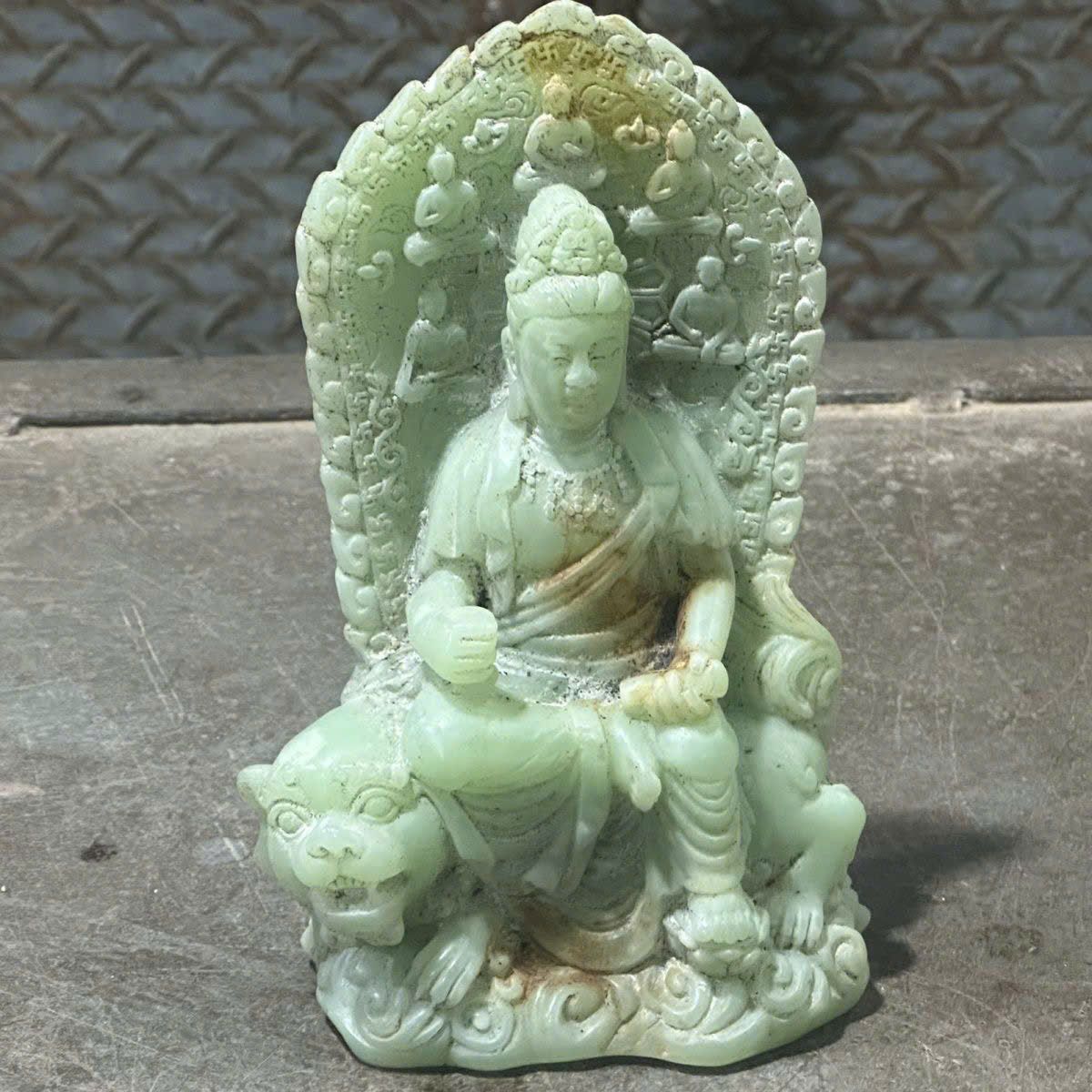  Tượng Phật ngọc bích xưa  BKSTCN-9396 