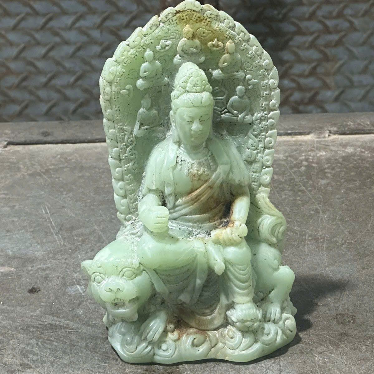  Tượng Phật ngọc bích xưa  BKSTCN-9396 