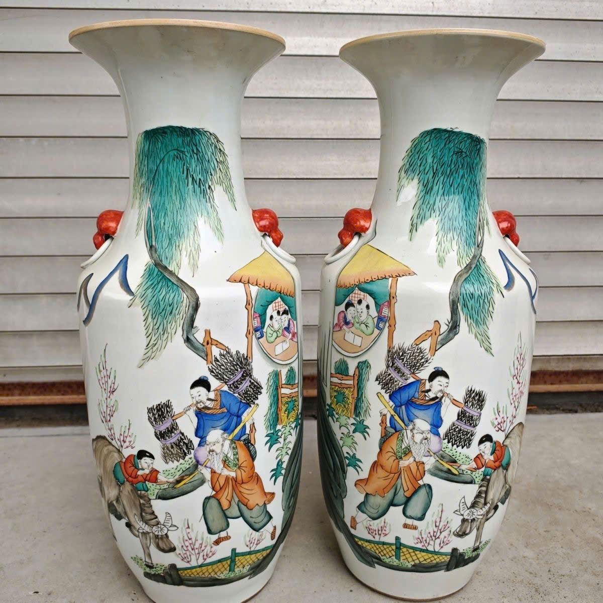  Bình gốm Họa tiết tranh dân gian cao cấp BKCECN-9437 