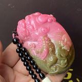  Tỳ Hưu phấn hường ngọc cũ BKSTCN-9397 