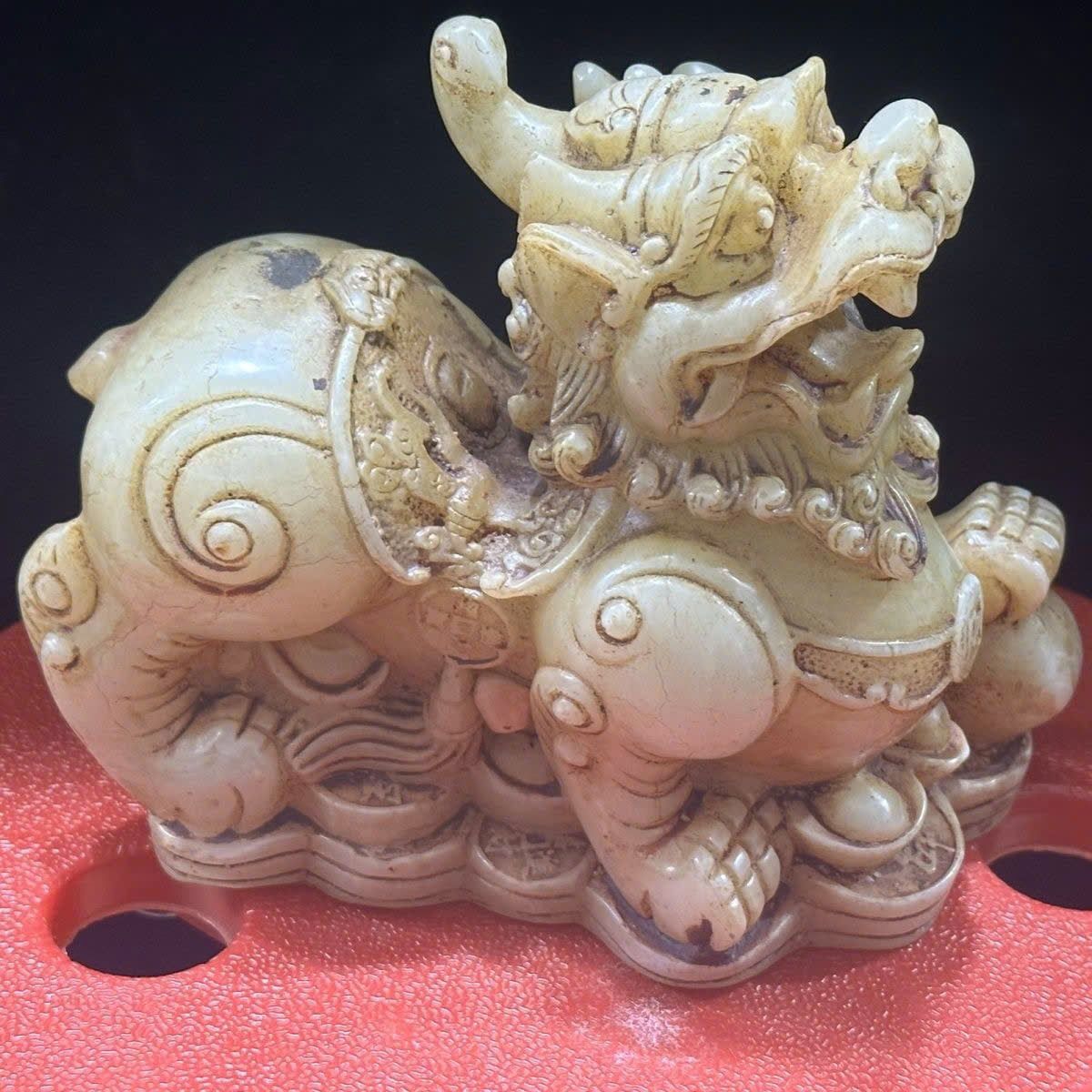  Tỳ Hưu bạch ngọc xưa sưu tầm BKSTCN-9399 