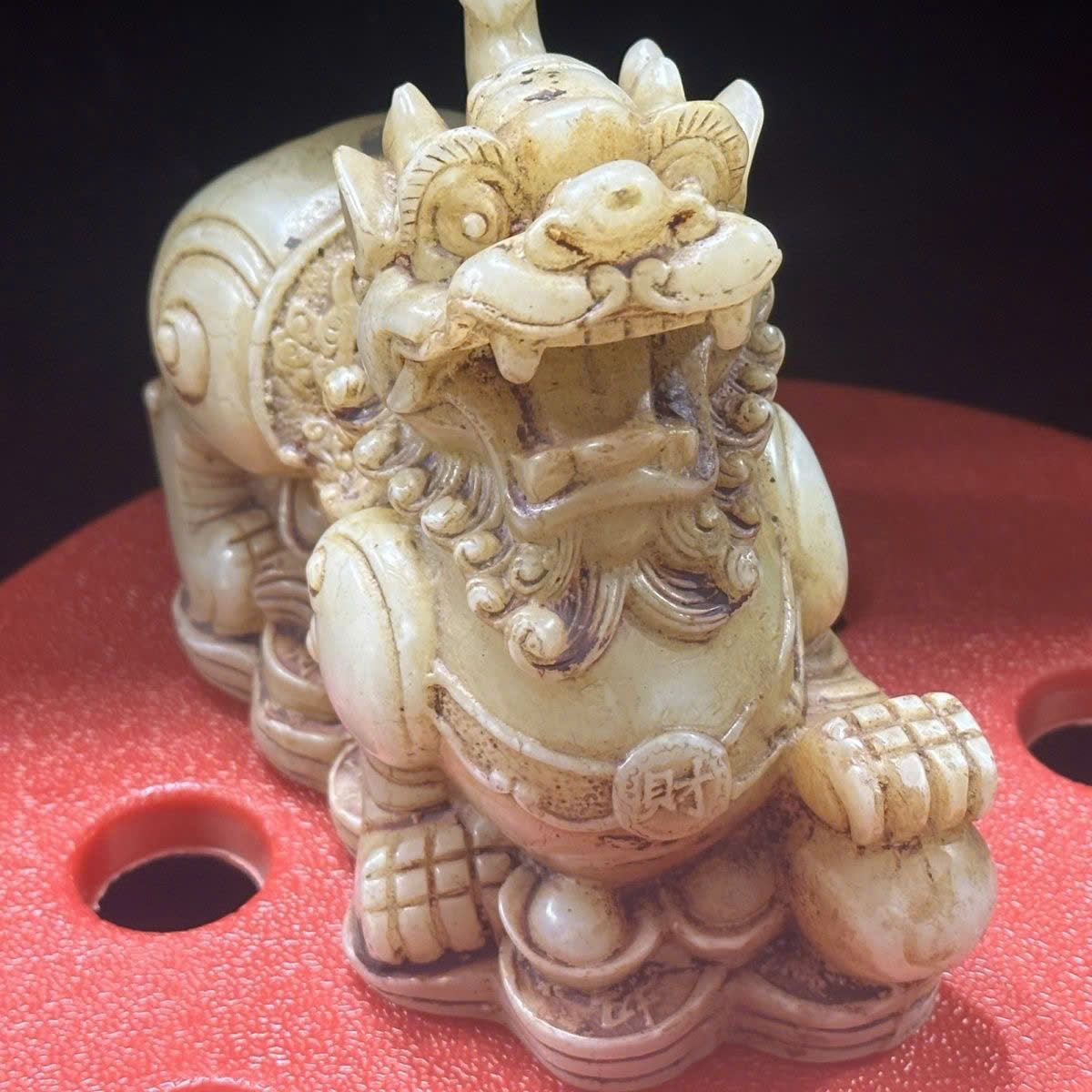  Tỳ Hưu bạch ngọc xưa sưu tầm BKSTCN-9399 